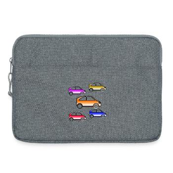 Autos - Laptoptasche 15" - Grau meliert - Vorne