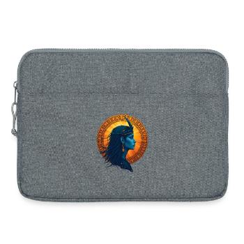 Ishtar Awakens – Sumerian Divine - Laptoptasche 15" - Grau meliert - Vorne