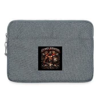 Gym Gladiator - Laptoptasche 15" - Grau meliert - Vorne
