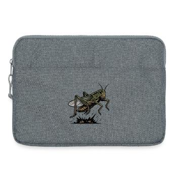 Insecte Criquet Grasshopper Jump Hop Tattoo - Sacoche pour ordinateur portable 15 pouces - gris chiné - Devant