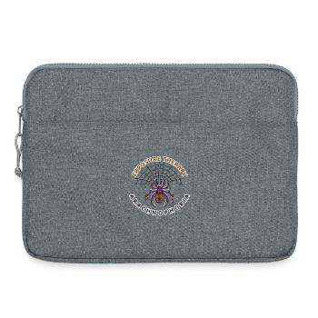 Arachnophobia - Laptop bag 15" - heather grey - Front