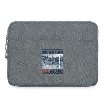 Mind Ya Business Diesel Ain't Cheap Geschenk - Laptoptasche 15" - Grau meliert - Vorne