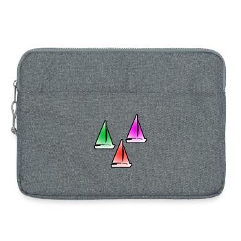 Sail - Laptop bag 15" - heather grey - Front