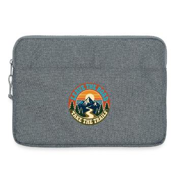 Leave the Road Take the Trails Design - Laptoptasche 15" - Grau meliert - Vorne