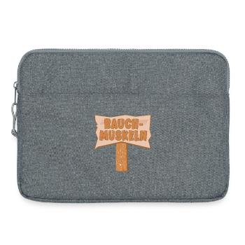Pfad Sport Bauchmuskeln - Laptoptasche 15" - Grau meliert - Vorne