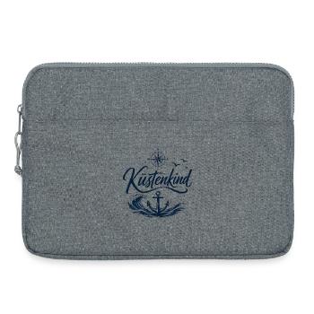 Coastal Child | Maritime Accessories and T-Shirts - Laptop bag 15" - heather grey - Front