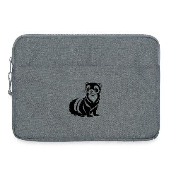 Frettchen - Laptoptasche 15" - Grau meliert - Vorne