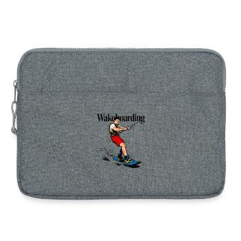 Wakeboarder - Sacoche pour ordinateur portable 15 pouces - gris chiné - Devant
