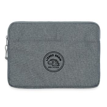 Lizard Brain Eidechse Gehirn Psychologie Reptil In - Laptoptasche 15" - Grau meliert - Vorne