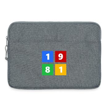 1981 - Laptoptasche 15" - Grau meliert - Vorne