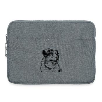 Australian Shepherd - Laptop bag 15" - heather grey - Front