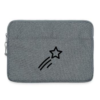 shooting star - Laptop bag 15" - heather grey - Front