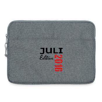 July 2026 - 10th Birthday - Laptop bag 15" - heather grey - Front