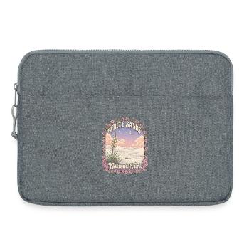 Parc national de White Sands, États-Unis, Nouveau-Mexique Randonnée - Sacoche pour ordinateur portable 15 pouces - gris chiné - Devant