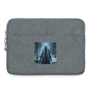 Dame de l’Hiver – Slavic Marzanna Dark Fantasy - Sacoche pour ordinateur portable 15 pouces - gris chiné - Devant