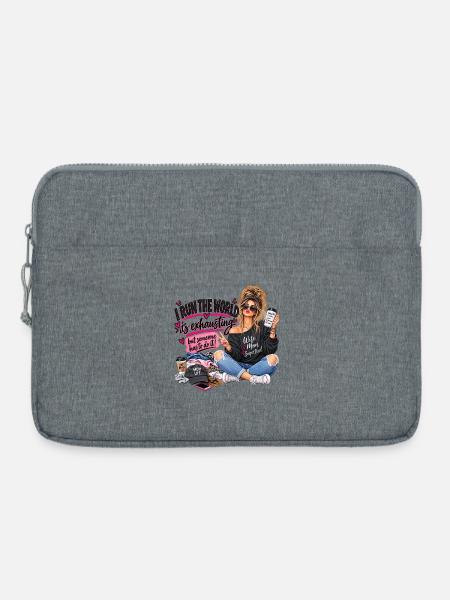 Mama am Ende - Laptoptasche 15" - Grau meliert