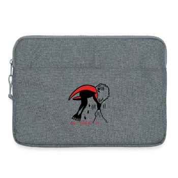 Storch, Frosch Büro - Laptoptasche 15" - Grau meliert - Vorne