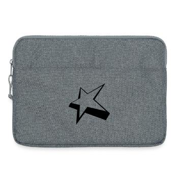 Star - Laptop bag 15" - heather grey - Front