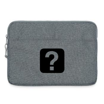 Hilfe - Help - Laptoptasche 15" - Grau meliert - Vorne