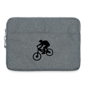 Biker - Laptoptasche 15" - Grau meliert - Vorne