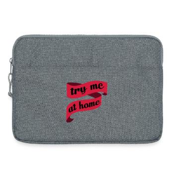 Simple, fiançailles et de mariage - essayez-moi à - Sacoche pour ordinateur portable 15 pouces - gris chiné - Devant