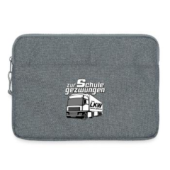 LKW Fahrer,LKW ,Trucker Fun Shirt,......fahren(25) - Laptoptasche 15" - Grau meliert - Vorne