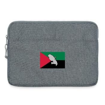DRAPEAU MADA - CARTE 1 - Sacoche pour ordinateur portable 15 pouces - gris chiné - Devant