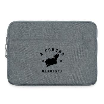 La Corogne - Sacoche pour ordinateur portable 15 pouces - gris chiné - Devant