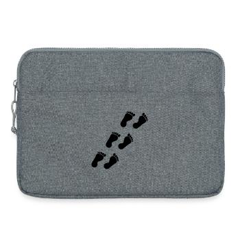 Foot Feet Foot Care Podiatry Gift Gift Idea - Sacoche pour ordinateur portable 15 pouces - gris chiné - Devant