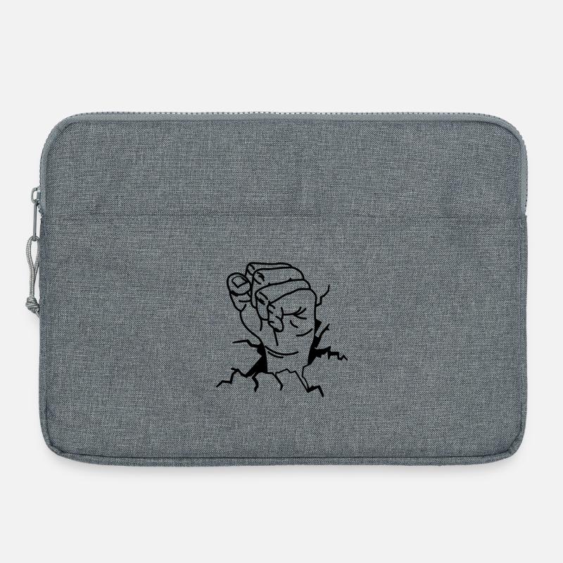 FAUST - Laptoptasche 15" - Grau meliert