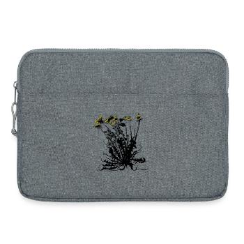 Dandelion energy - Laptop bag 15" - heather grey - Front