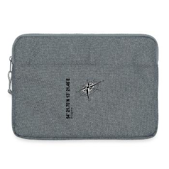 Rügen - Laptoptasche 15" - Grau meliert - Vorne