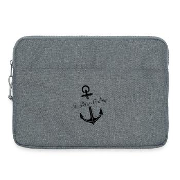 St. Peter-Ording - Laptoptasche 15" - Grau meliert - Vorne