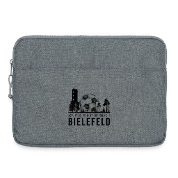 Koordinaten Bielefeld - Laptoptasche 15" - Grau meliert - Vorne