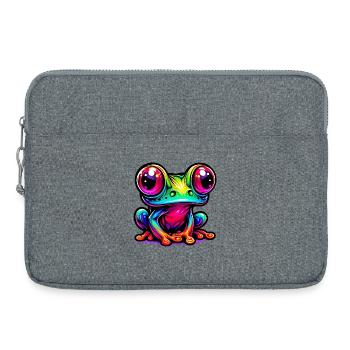 Frog - Laptop bag 15" - heather grey - Front
