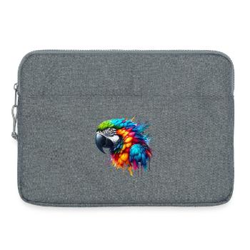 Papagei - Laptoptasche 15" - Grau meliert - Vorne