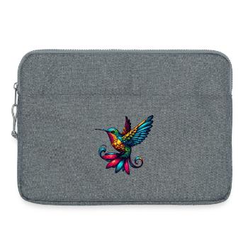 Hummingbird - Laptop bag 15" - heather grey - Front