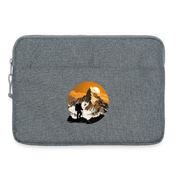 Alpinist - Laptop bag 15" - heather grey - Front
