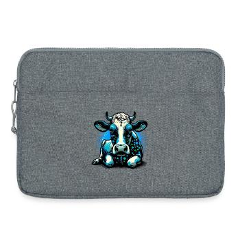 Cow - Laptop bag 15" - heather grey - Front