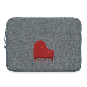 Piano Passion Pulse - Laptoptasche 15" - Grau meliert - Vorne