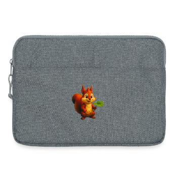 Eichhörnchen - Laptoptasche 15" - Grau meliert - Vorne