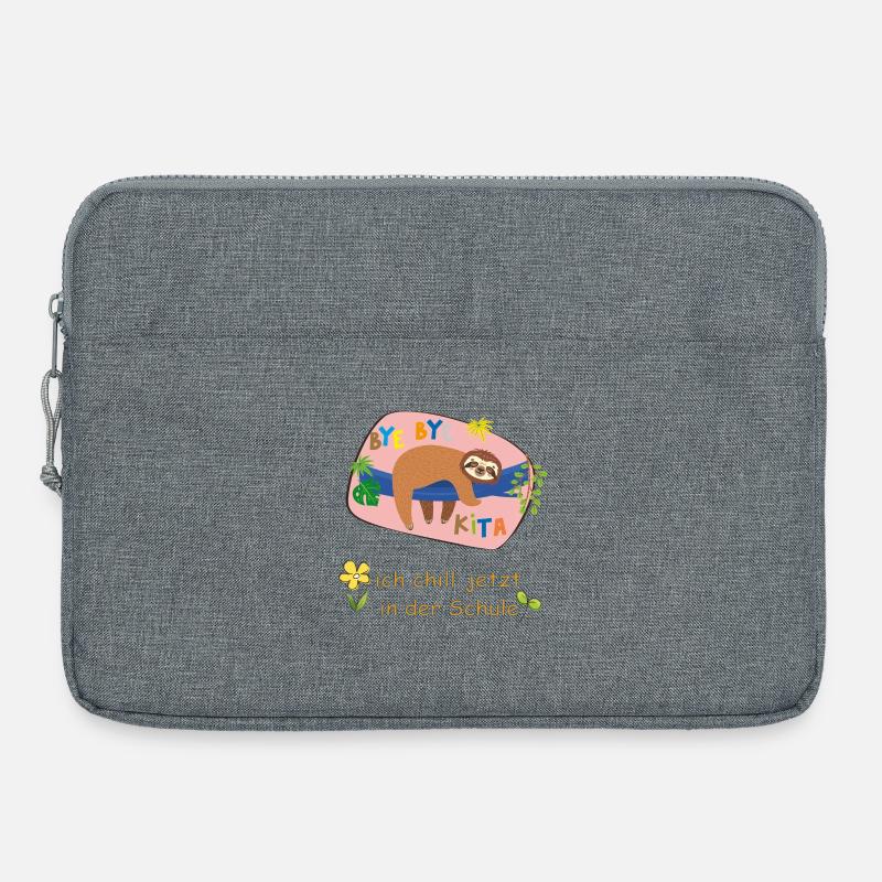 bye bye Kita - Laptoptasche 15" - Grau meliert