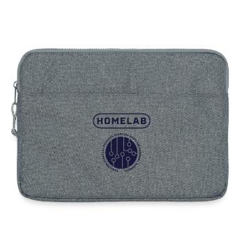 Digitale KI-Technologie Grafikdruck - Laptoptasche 15" - Grau meliert - Vorne