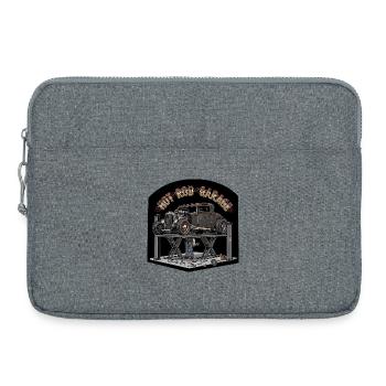 Design de garage Hot Rod rétro - Sacoche pour ordinateur portable 15 pouces - gris chiné - Devant