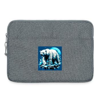 Eisbär - Laptoptasche 15" - Grau meliert - Vorne