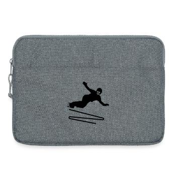 Planche à neige - Sacoche pour ordinateur portable 15 pouces - gris chiné - Devant