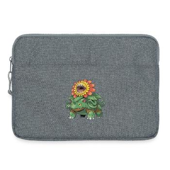 Monstre Tournesol - Sacoche pour ordinateur portable 15 pouces - gris chiné - Devant