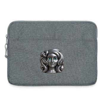 SILVER PRINCESS - baby & kids - Laptop bag 15" - heather grey - Front