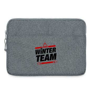 Winter Team Winterlich - Laptoptasche 15" - Grau meliert - Vorne