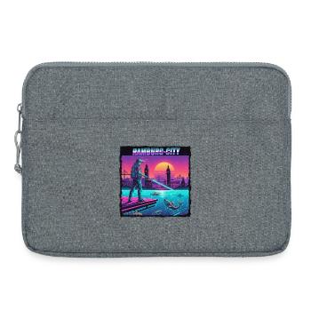 Hamburg Cyber Fishing - Laptop bag 15" - heather grey - Front